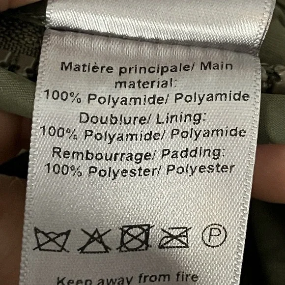 Zadig Voltaire Coat Womens Sz L Green Hooded Puffer Stand Collar Mid Length - Picture 8 of 9